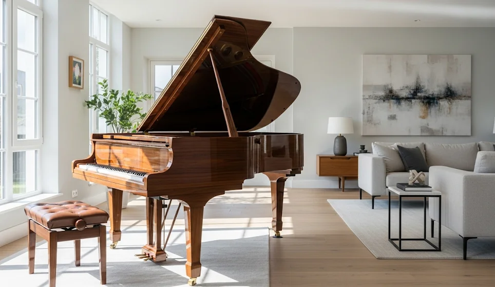 Professionell piano hantering